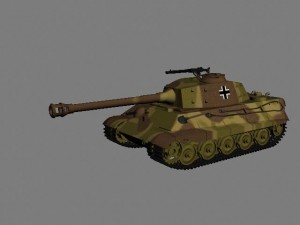 Немецкий тяжелый танк Королевский Тигр вариант B